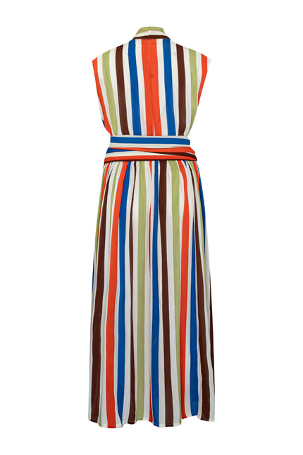 State Of Georgia I THE POINT DRESS MAXI - COOLIO STRIPE