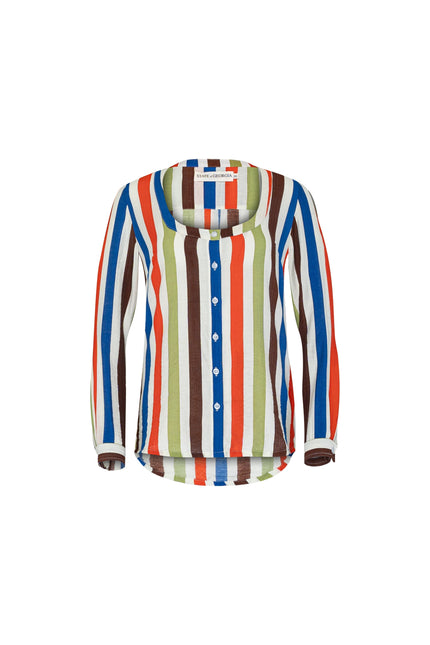 State Of Georgia I THE GROOVE FITTED SHIRT - COOLIO STRIPE