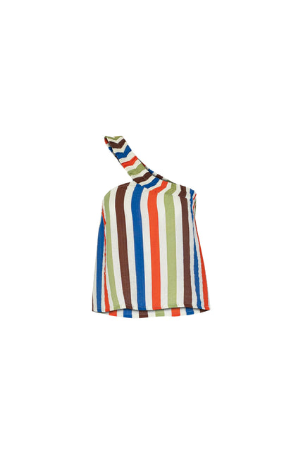 State Of Georgia I THE SUNNY SIDE UP ELASTIC CROP TOP 2.0 - COOLIO STRIPE