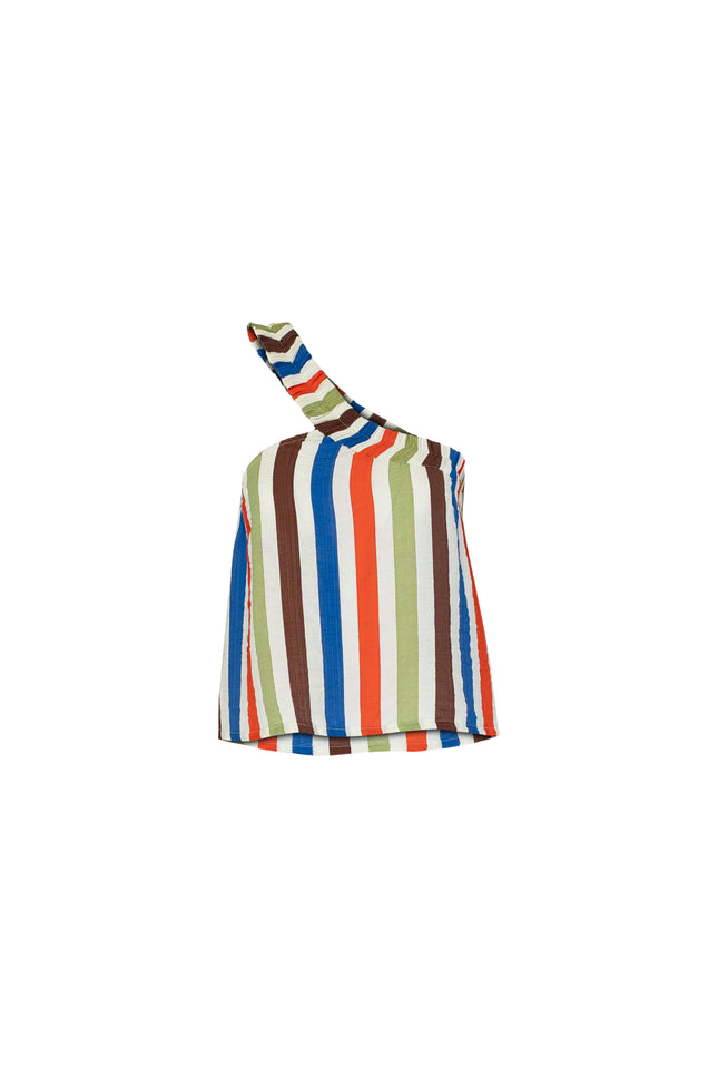 State Of Georgia I THE SUNNY SIDE UP ELASTIC CROP TOP 2.0 - COOLIO STRIPE