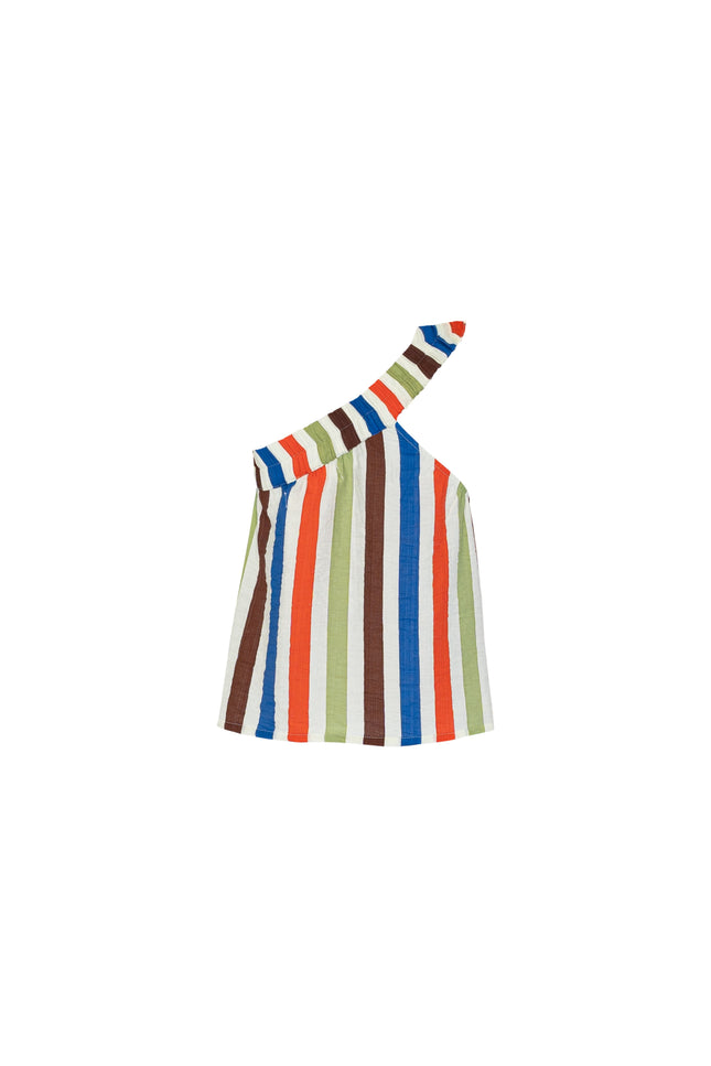 State Of Georgia I THE SUNNY SIDE UP ELASTIC CROP TOP 2.0 - COOLIO STRIPE