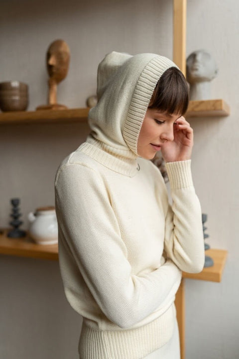 Monala | Women's knitted winter hood