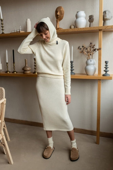 Monala | Women's knitted winter hood