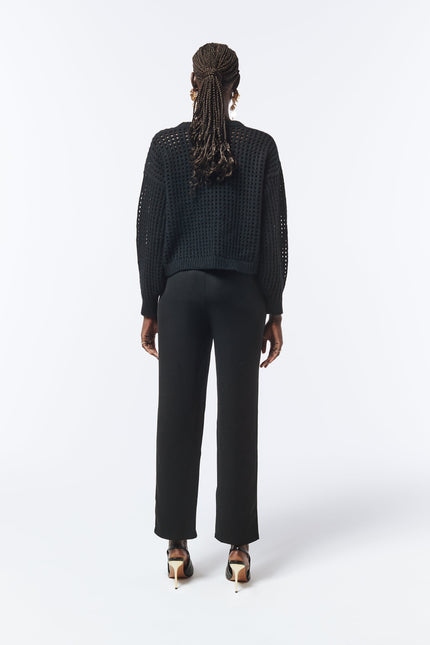 SOUR FIGS Floral Jumper in Black