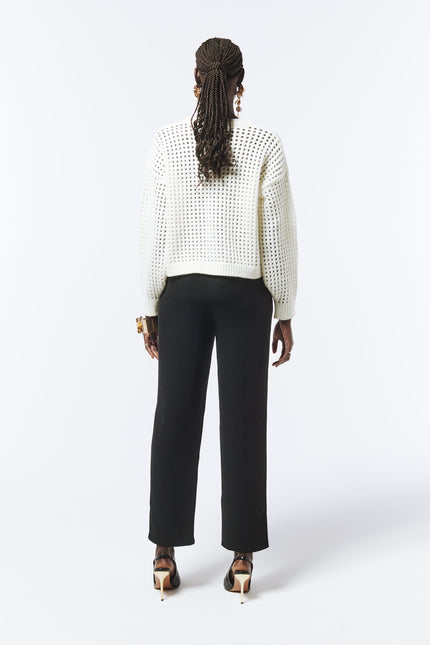 SOUR FIGS Flower Jumper in White