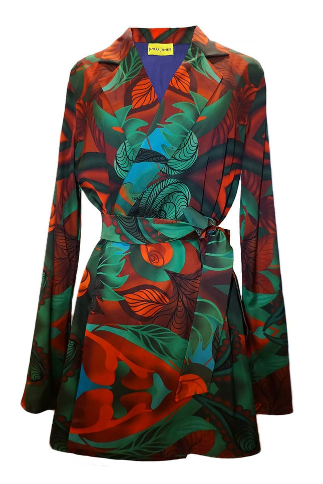 Janara Jones | Autumn Paisley Mini Blazer Dress