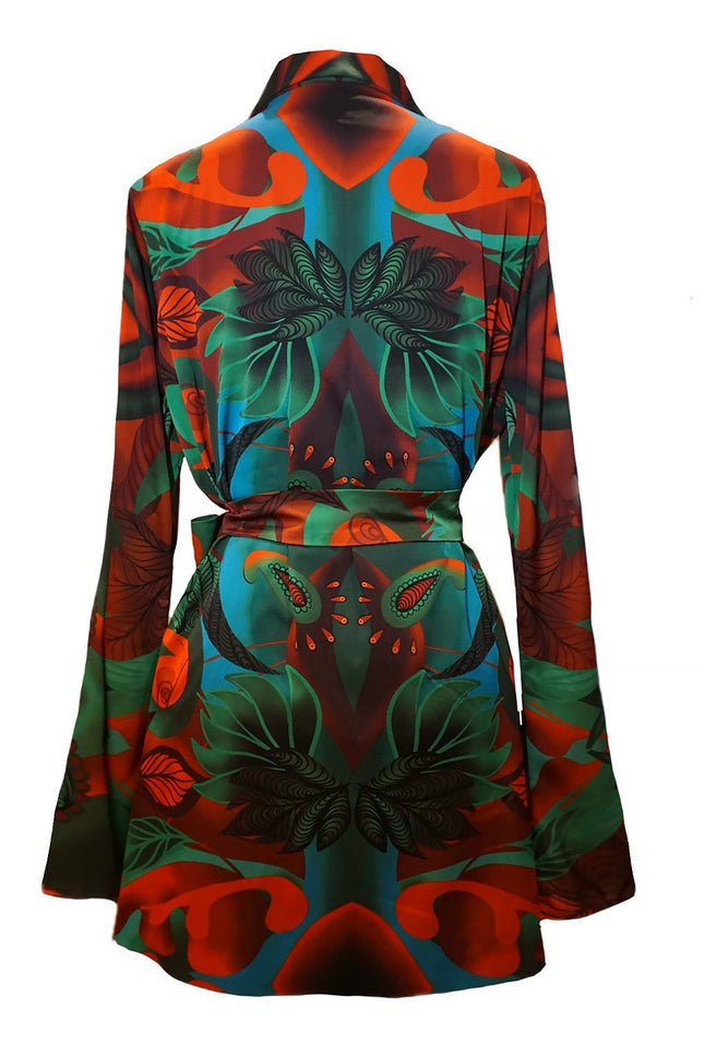 Janara Jones | Autumn Paisley Mini Blazer Dress