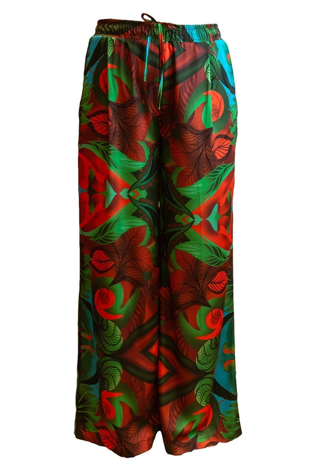 Janara Jones | Autumn Paisley Wide Leg Trousers
