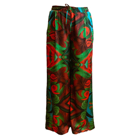 Janara Jones | Autumn Paisley Wide Leg Trousers
