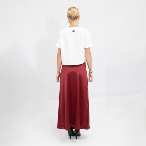 Janara Jones | Beetroot Low Waisted Maxi Skirt
