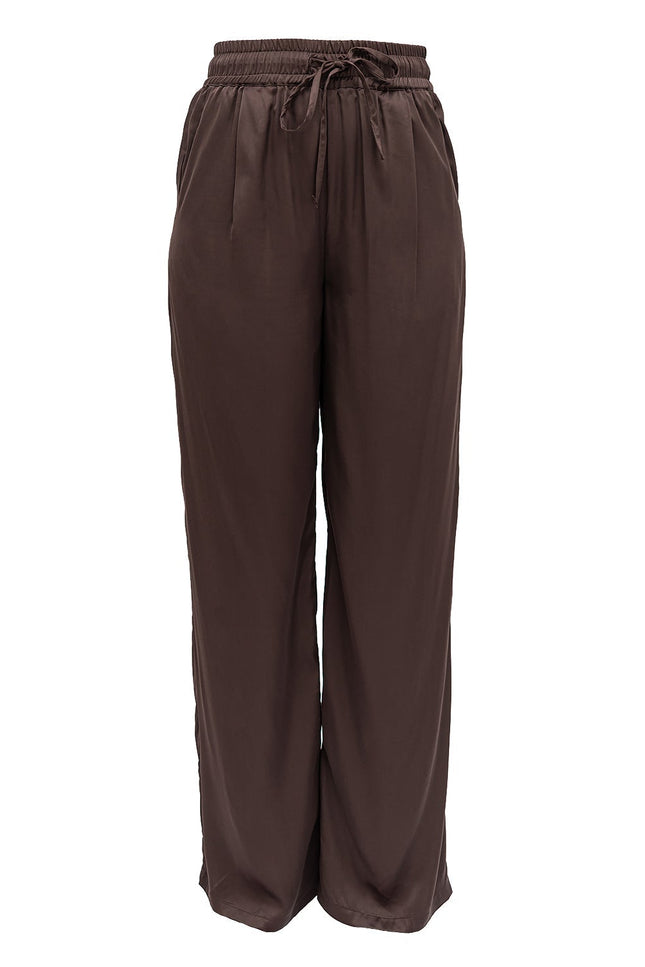 Janara Jones | Chocolate Wide Leg Trousers