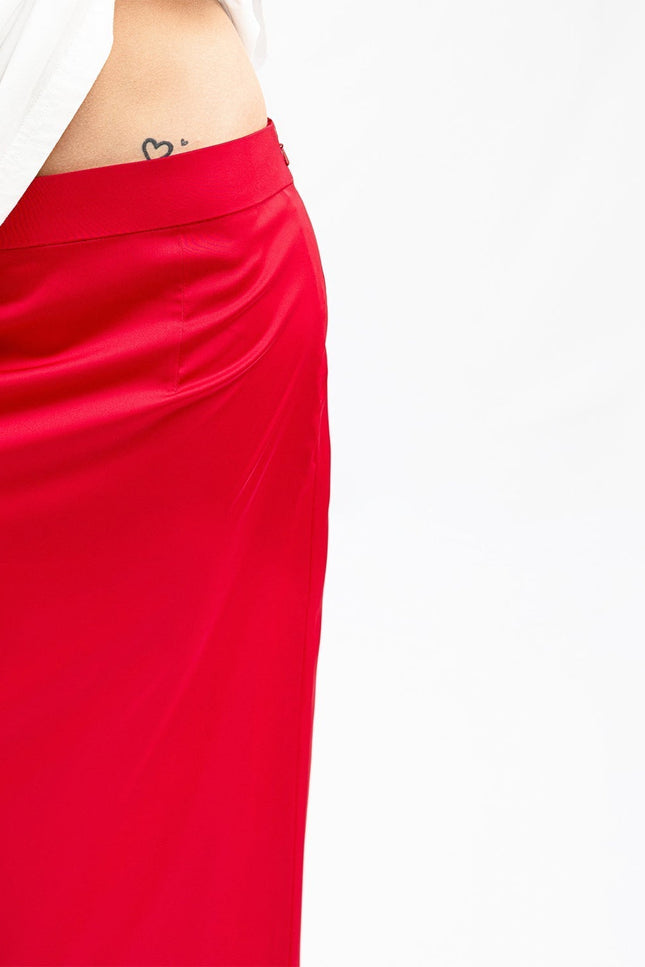 Janara Jones | Coral Low Waisted Maxi Skirt
