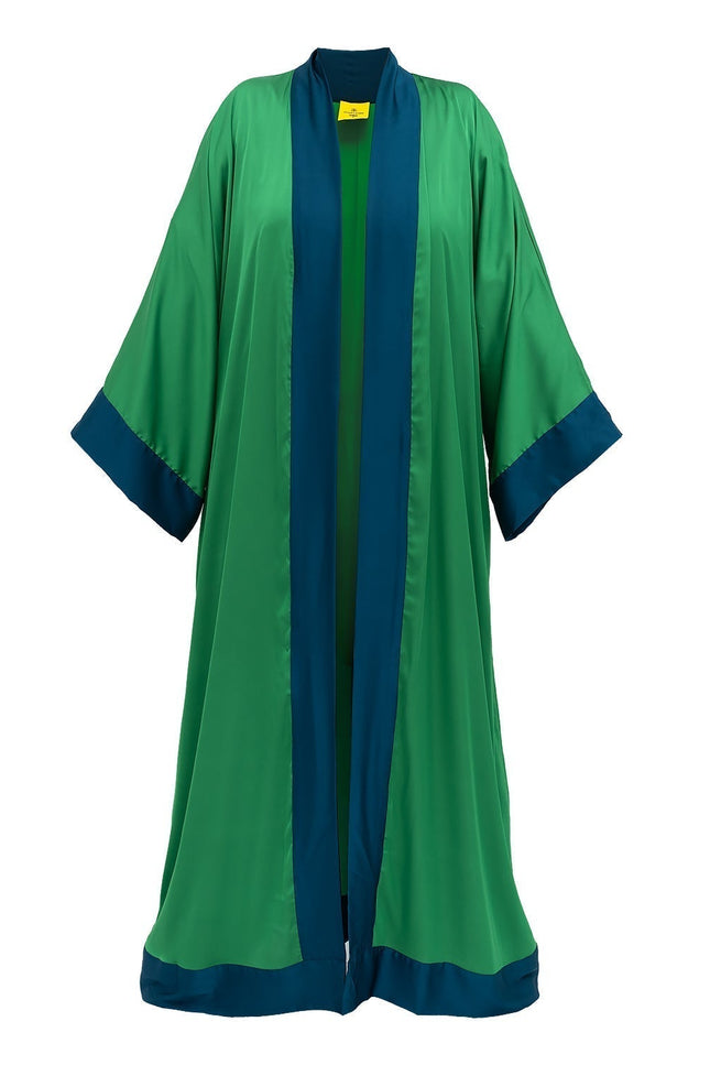 Janara Jones | Kaftan Abaya zielono-niebieski