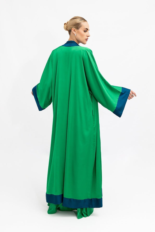 Janara Jones | Kaftan Abaya zielono-niebieski