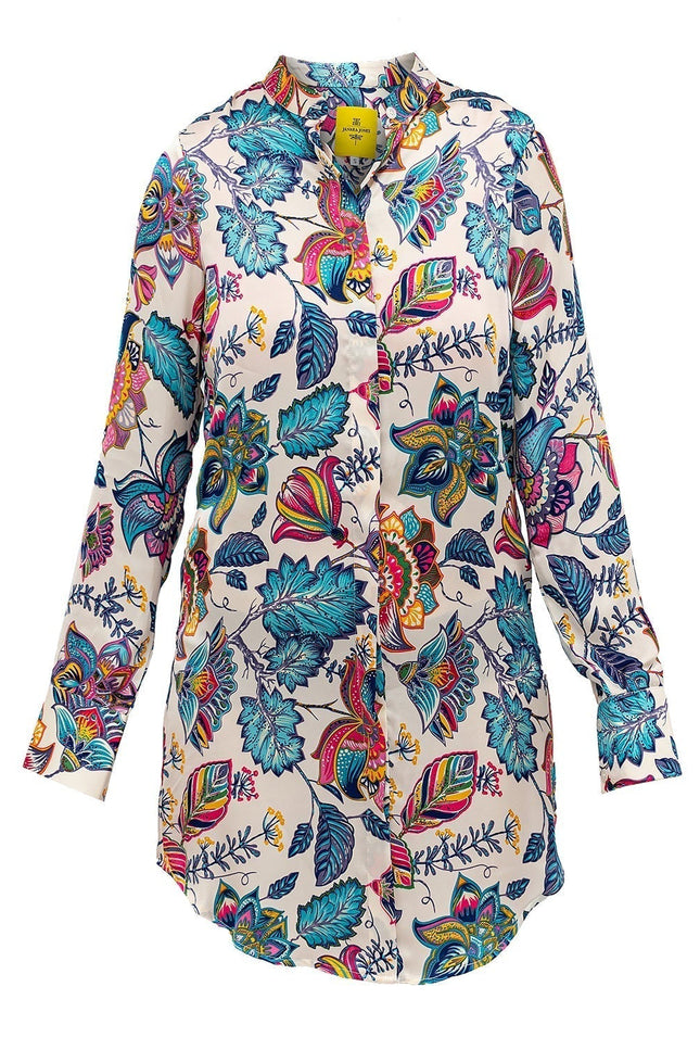 Janara Jones | Miracle Garden Mandarin Blouse