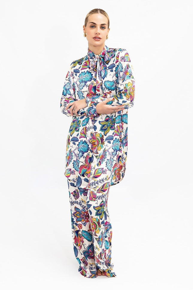 Janara Jones | Miracle Garden Mandarin Blouse