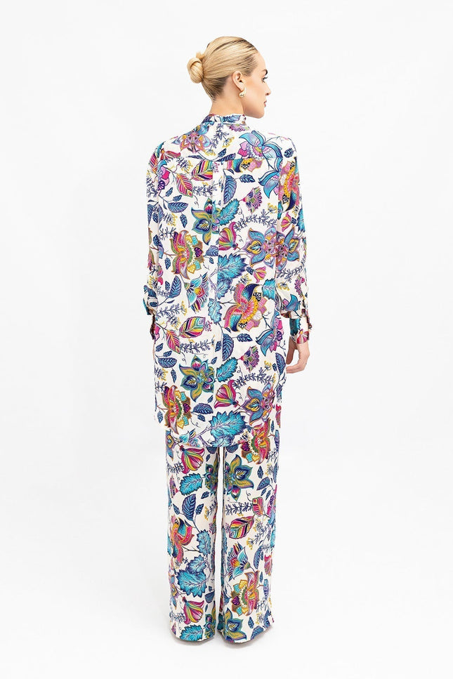 Janara Jones | Miracle Garden Mandarin Blouse