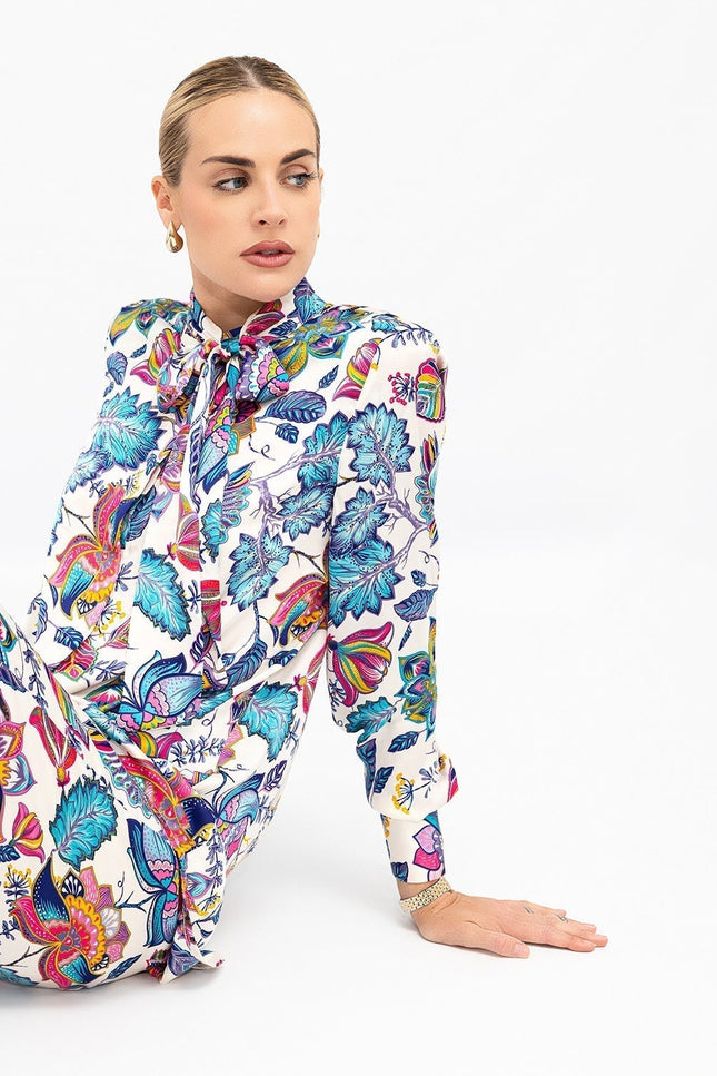 Janara Jones | Miracle Garden Mandarin Blouse