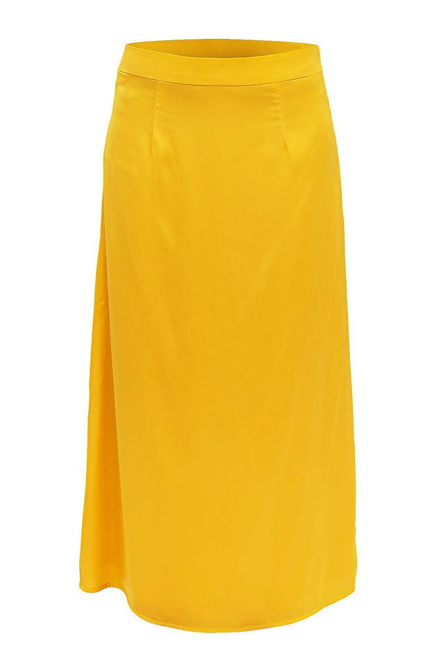 Janara Jones | Yellow Low Waisted Maxi Skirt