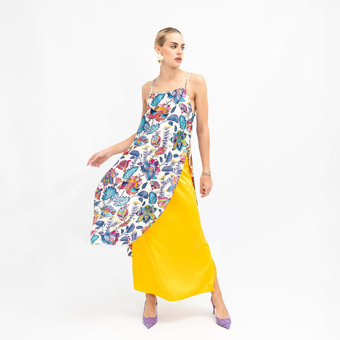 Janara Jones | Yellow Low Waisted Maxi Skirt