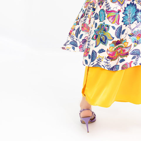 Janara Jones | Yellow Low Waisted Maxi Skirt