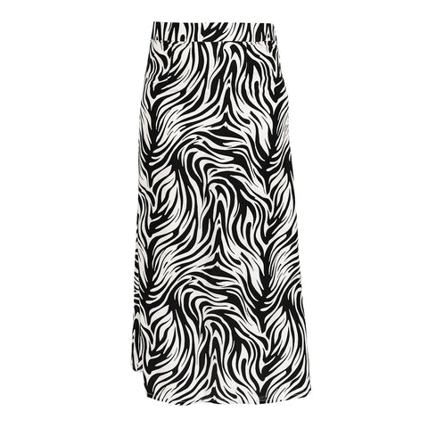 Janara Jones | Zebra Low Waisted Maxi Skirt