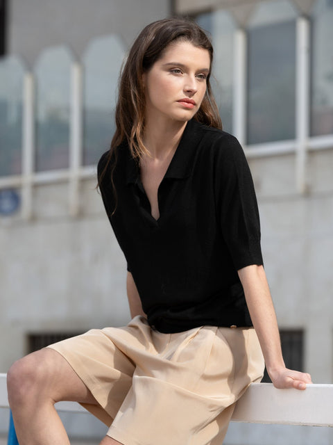 Bel Cashmere | Jersey Alba negro