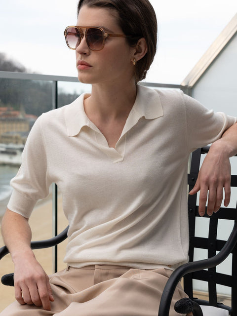 Bel Cashmere | Bluzka jedwabna Alba