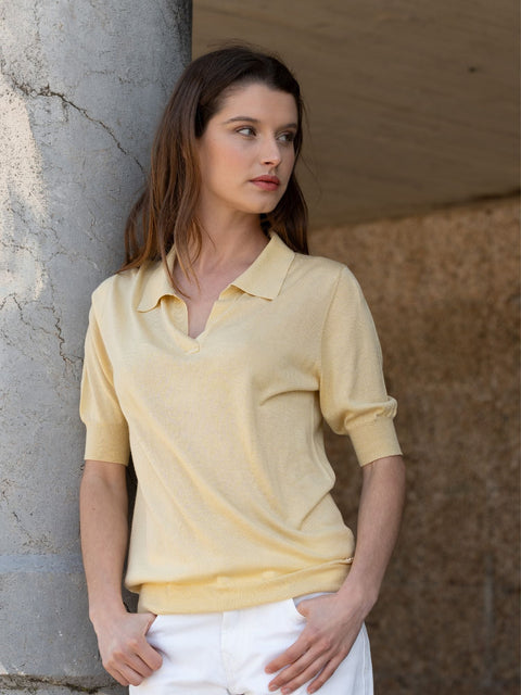 Bel Cashmere | Jersey Alba amarillo
