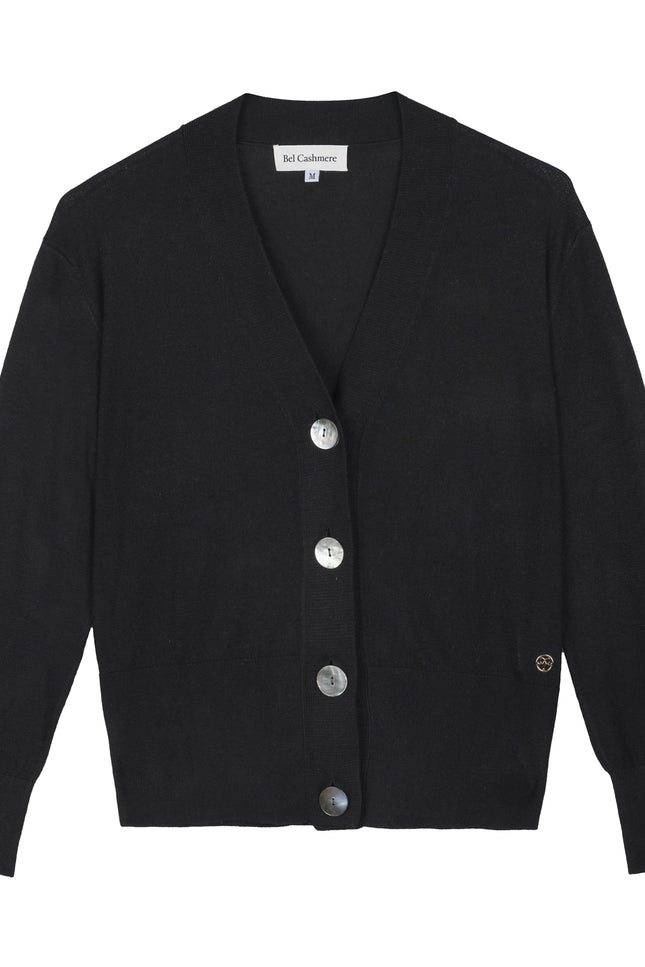 Bel Cashmere | Cárdigan Capri negro