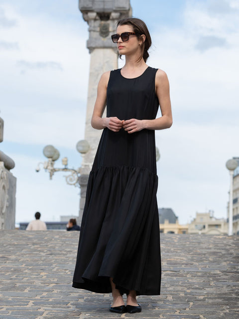 Bel Cashmere | Vestido Verona negro