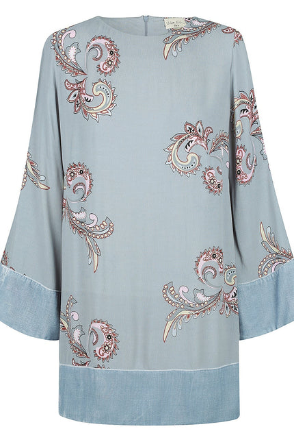 Violet Fish I Sasha Dress - Paisley Cloud