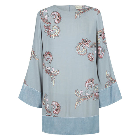 Violet Fish I Sasha Dress - Paisley Cloud