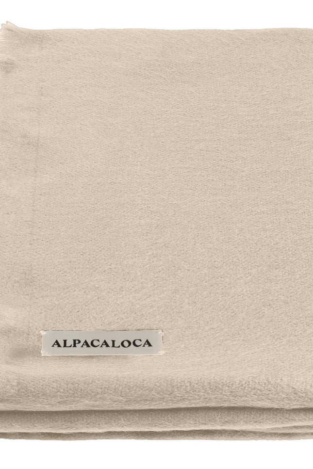 Alpaca Loca | Slim Scarf Beige