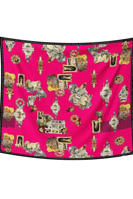 Scarf - Sicily Hot Pink