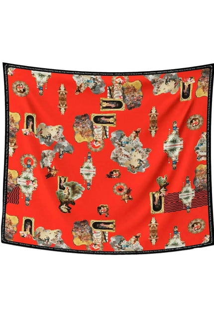 Scarf - Sicily Red