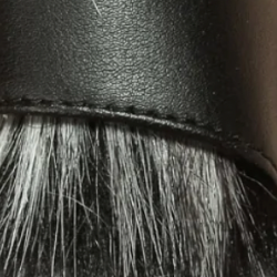 O2 Monde | Mokasyny Zeme czarne z futerkiem