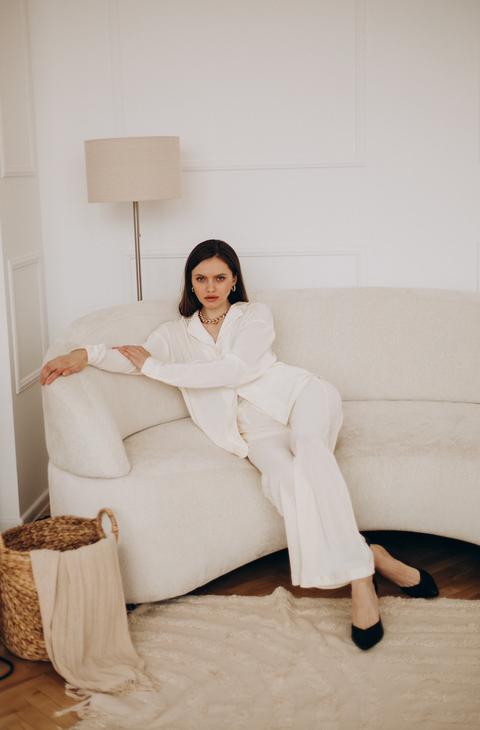 BÚDZIKO | Spodnie Plisowane Amelia