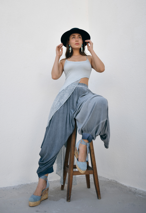 Zhenabia | Bluzka Aria niebieska