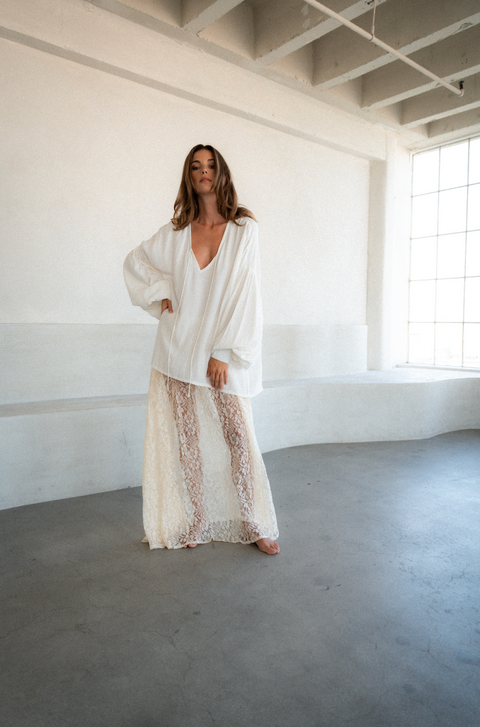 A Perfect Nomad | Lace Slip Skirt