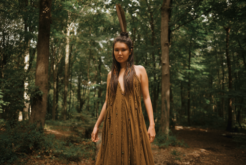 Zhenabia | Kısmet Dress in Cumin