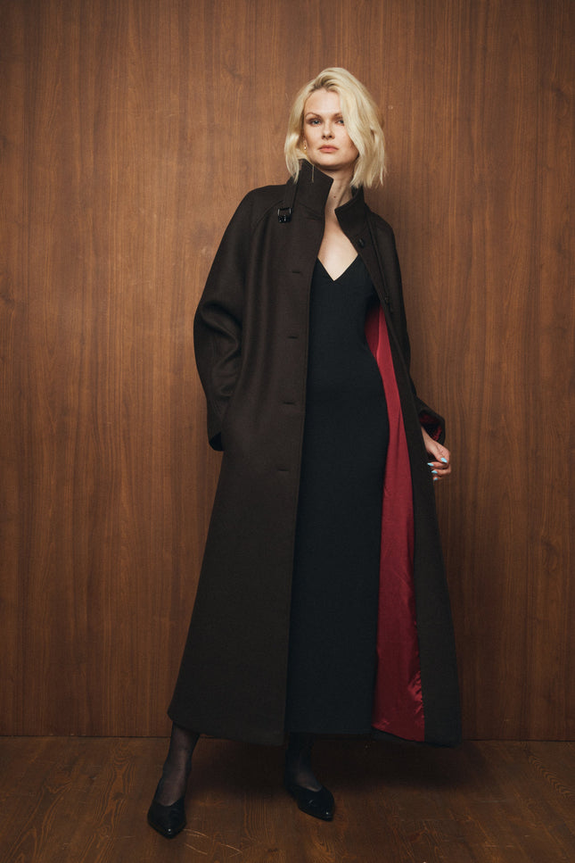 Selera | Maxi Wool Cocoon Coat
