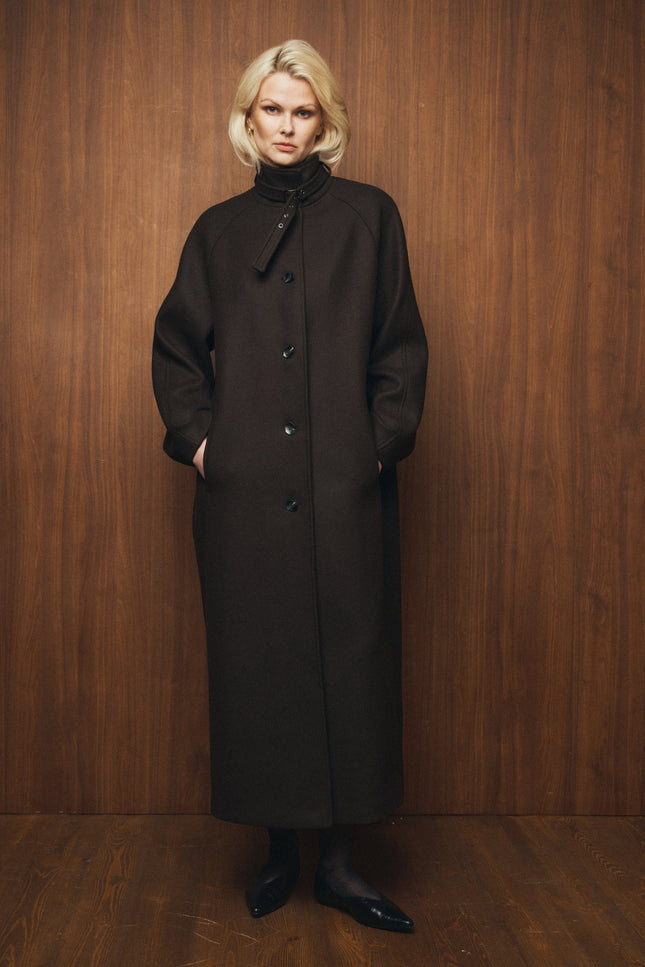 Selera | Maxi Wool Cocoon Coat