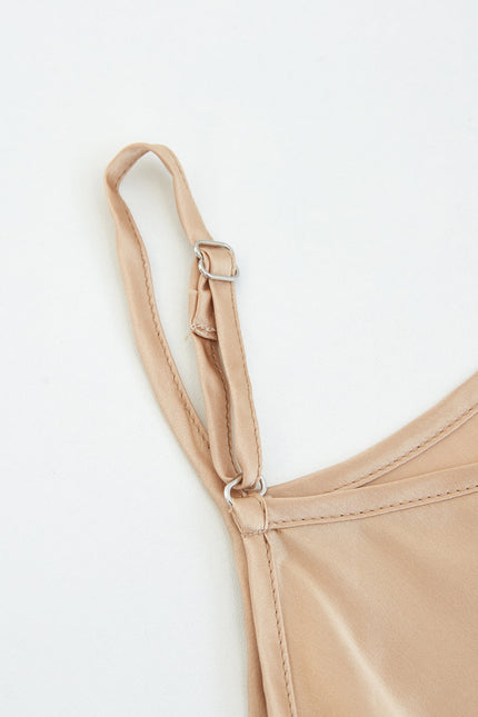 Soft Strokes Silk | Champagne Soar Camisole and Shorts Pyjamas Set