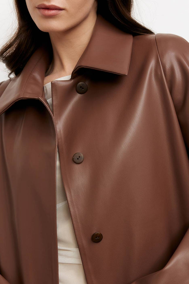 Kolosova | BROWN RAINCOAT
