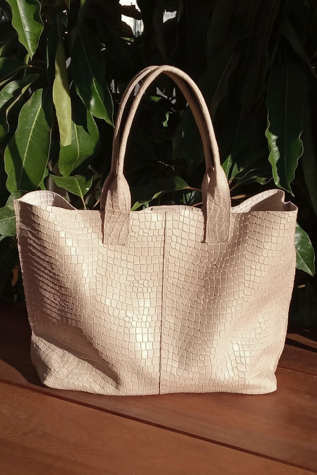 JUAN-JO I Bolso Grande Piel Negro Maxi