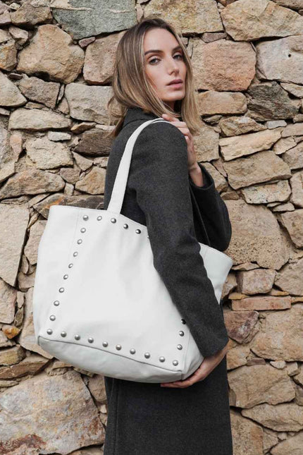JUAN-JO I Bolso Negro Tachuelas Valentina