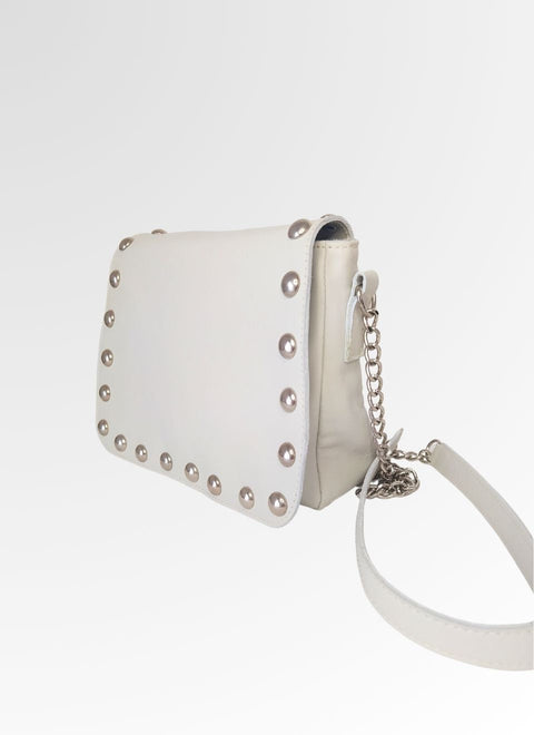 JUAN-JO I Torebka skórzana z ćwiekami Adele