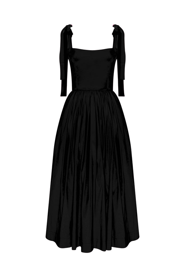 Nazli Ceren | Sibby Midi Dress in Noire