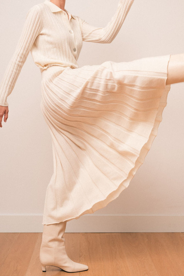 Bel Cashmere | Falda Julietta marfil